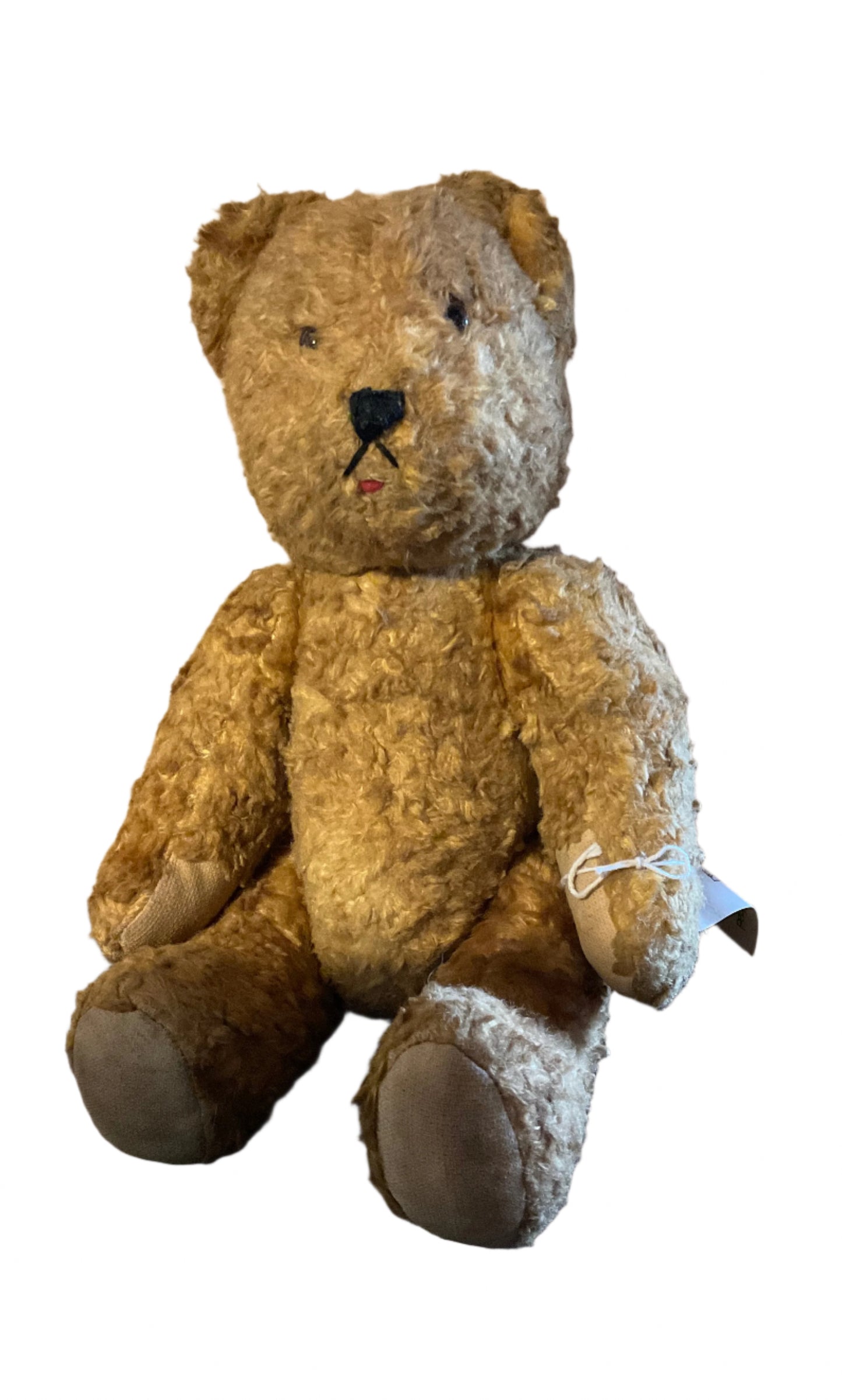 ERNEST Chad Valley 12” jointed Teddy Bear 1940’s